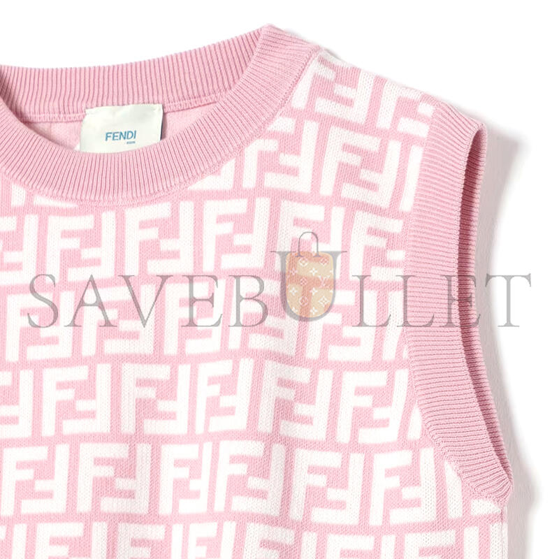 FENDI FF KNITTED VEST JFG200AQUHF1R4T